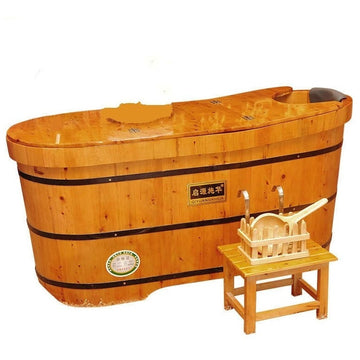 Cedar Barrel Bathtub