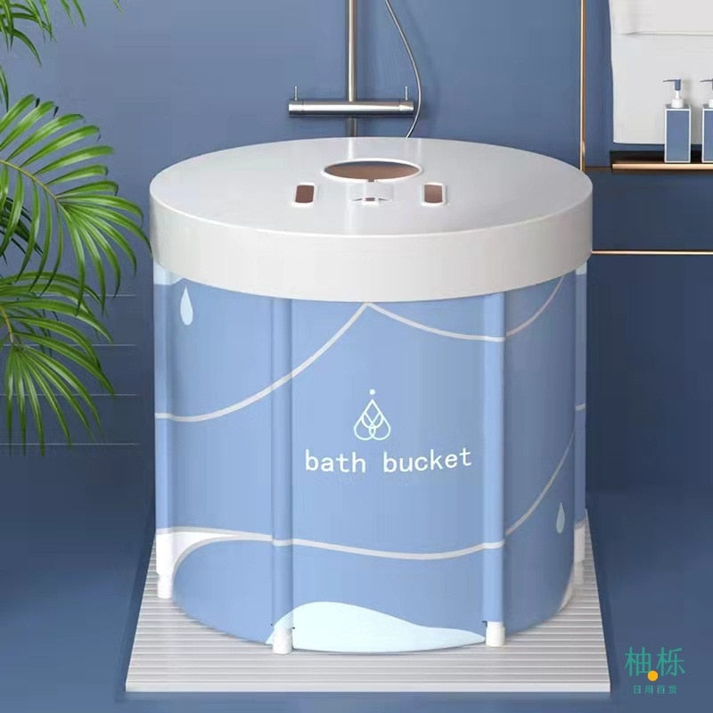 Portable Collapsible Bath Bucket , Large Capacity Bath, Ice Bath Winte –  AHPOON